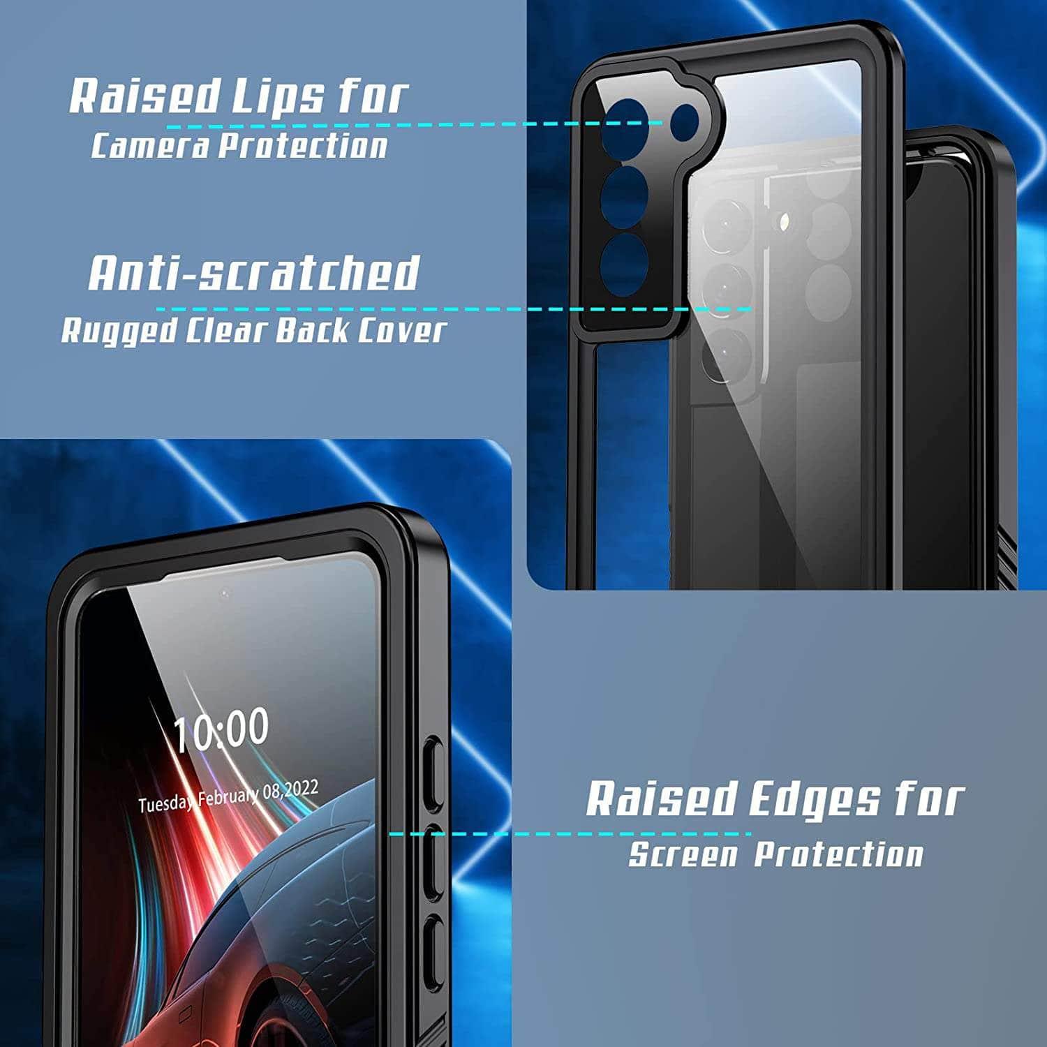 CaseBuddy Australia Casebuddy Galaxy S22 IP68 Waterproof Full Protective Built-in Screen Protector Case