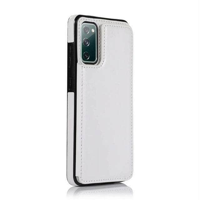 CaseBuddy Australia Casebuddy S22 Plus / White Galaxy S22 Plus Flip Wallet