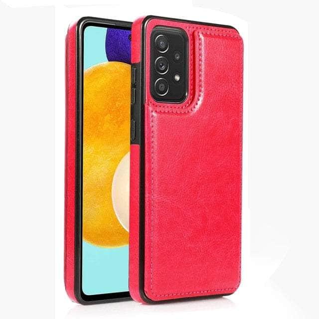 CaseBuddy Australia Casebuddy S22 Plus / Rose Red Galaxy S22 Plus Flip Wallet