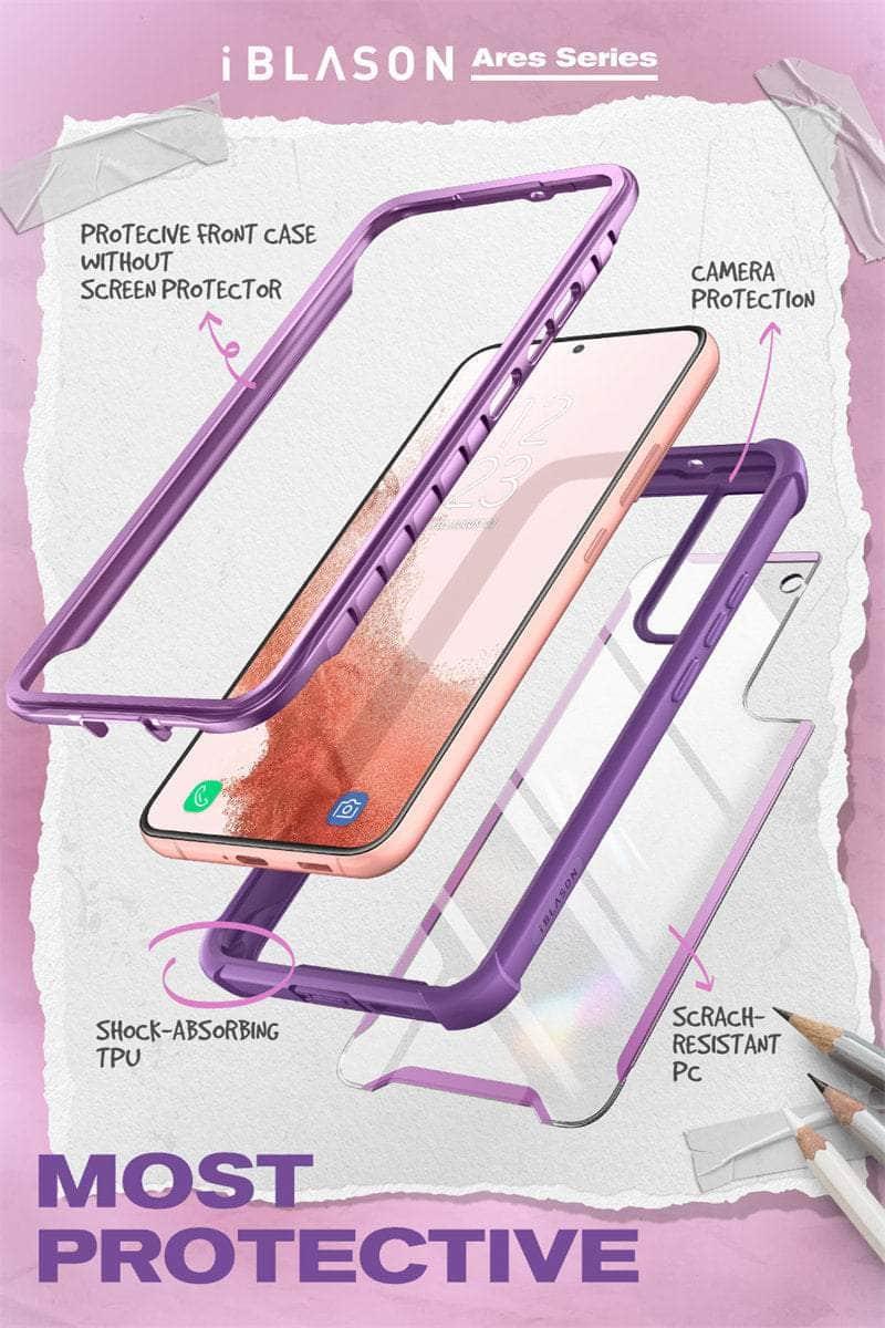 CaseBuddy Australia Casebuddy Galaxy S22 Plus I-BLASON Ares Full-Body Rugged Bumper Cover