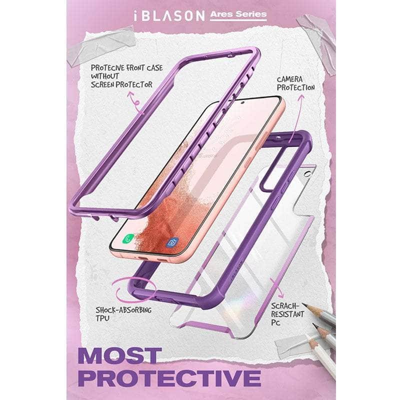 CaseBuddy Australia Casebuddy Galaxy S22 Plus I-BLASON Ares Full-Body Rugged Bumper Cover