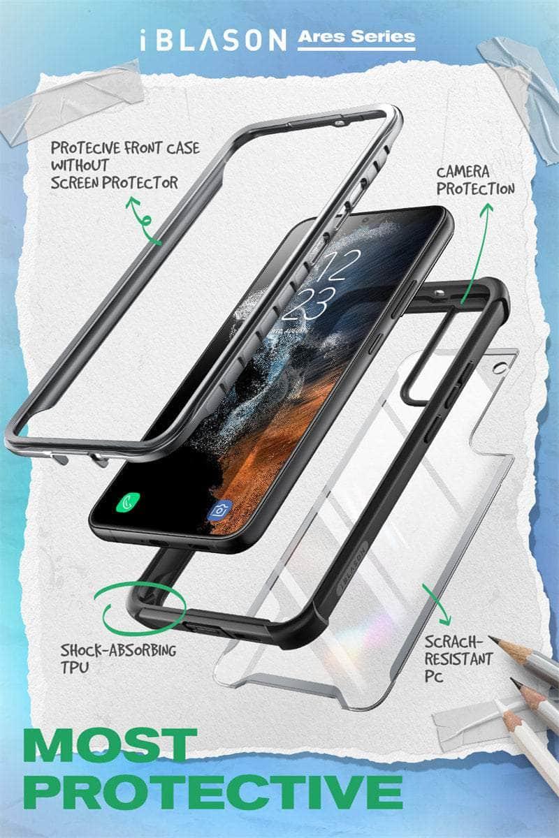 CaseBuddy Australia Casebuddy Galaxy S22 Plus I-BLASON Ares Full-Body Rugged Bumper Cover