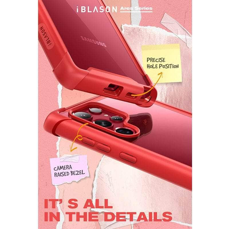 CaseBuddy Australia Casebuddy Galaxy S22 Ultra I-BLASON Ares Full-Body Rugged Bumper Cover