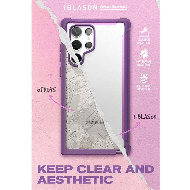 CaseBuddy Australia Casebuddy Galaxy S22 Ultra I-BLASON Ares Full-Body Rugged Bumper Cover