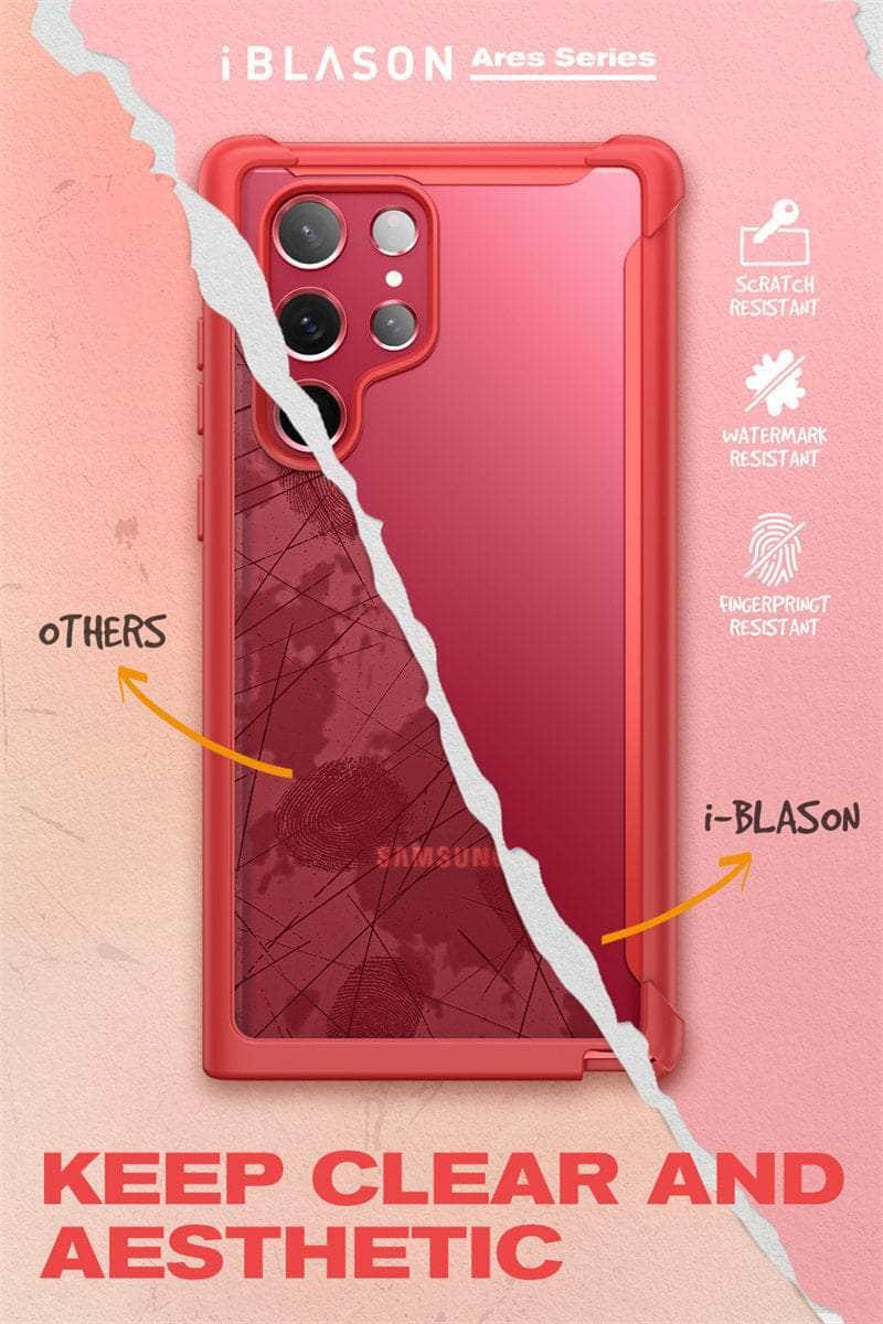 CaseBuddy Australia Casebuddy Galaxy S22 Ultra I-BLASON Ares Full-Body Rugged Bumper Cover