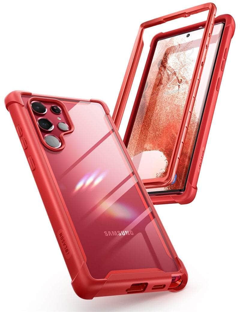 CaseBuddy Australia Casebuddy Galaxy S22 Ultra I-BLASON Ares Full-Body Rugged Bumper Cover