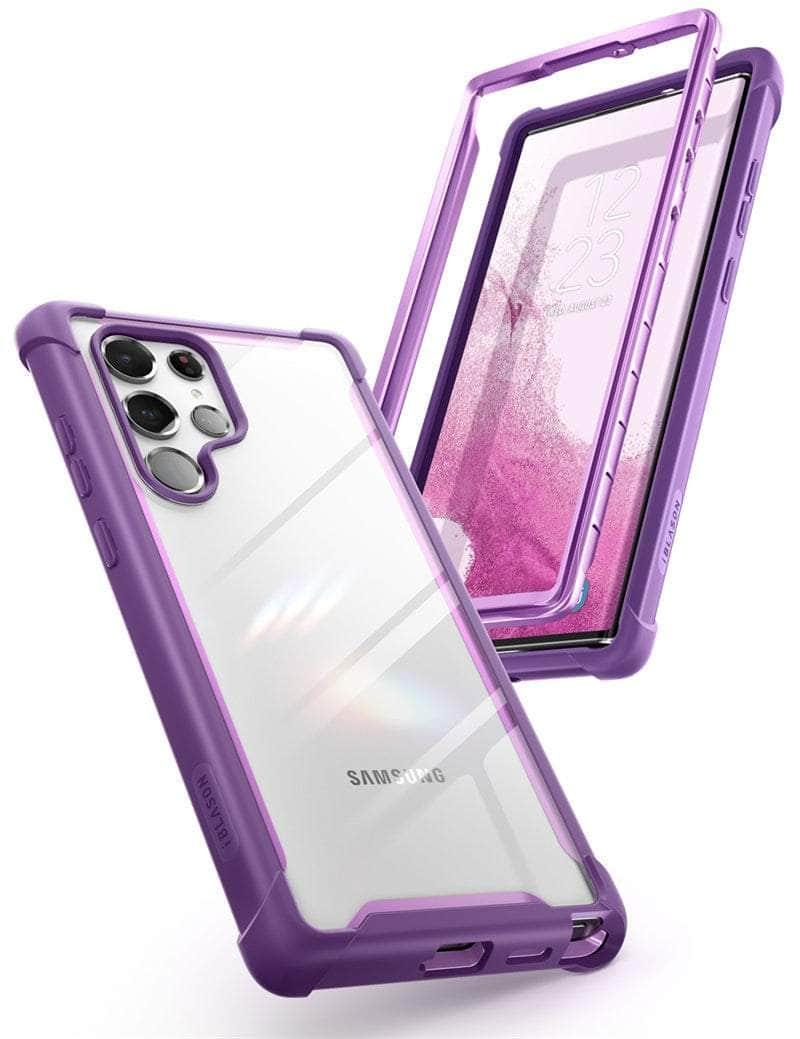 CaseBuddy Australia Casebuddy Galaxy S22 Ultra I-BLASON Ares Full-Body Rugged Bumper Cover