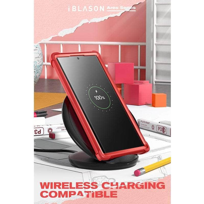 CaseBuddy Australia Casebuddy Galaxy S22 Ultra I-BLASON Ares Full-Body Rugged Bumper Cover
