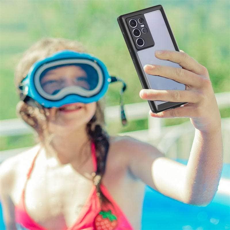 CaseBuddy Australia Casebuddy Galaxy S22 Ultra IP68 Waterproof Full Protective Built-in Screen Protector Case