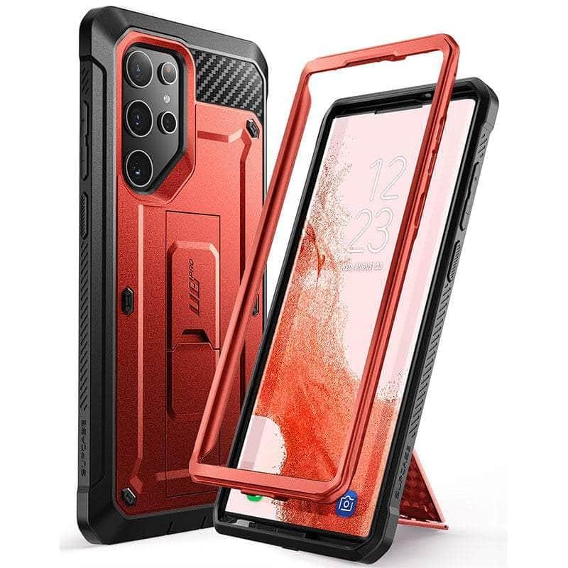 Casebuddy PC + TPU / Ruddy Galaxy S22 Ultra SUPCASE UB Pro Full-Body Holster