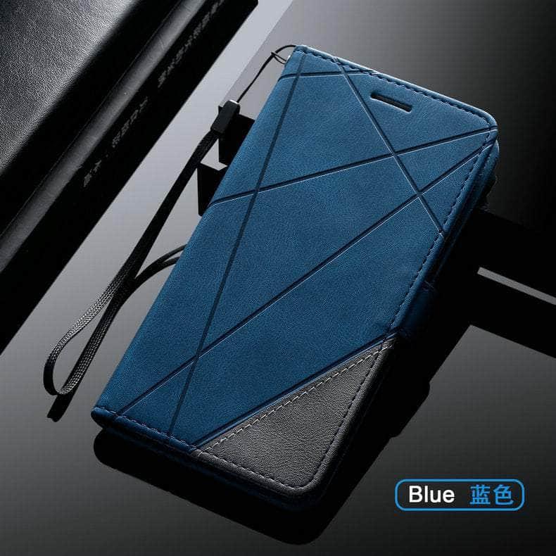 Casebuddy Blue / Case & Strap / SAMSUNG S23 Galaxy S23 Leather Business Wallet Book