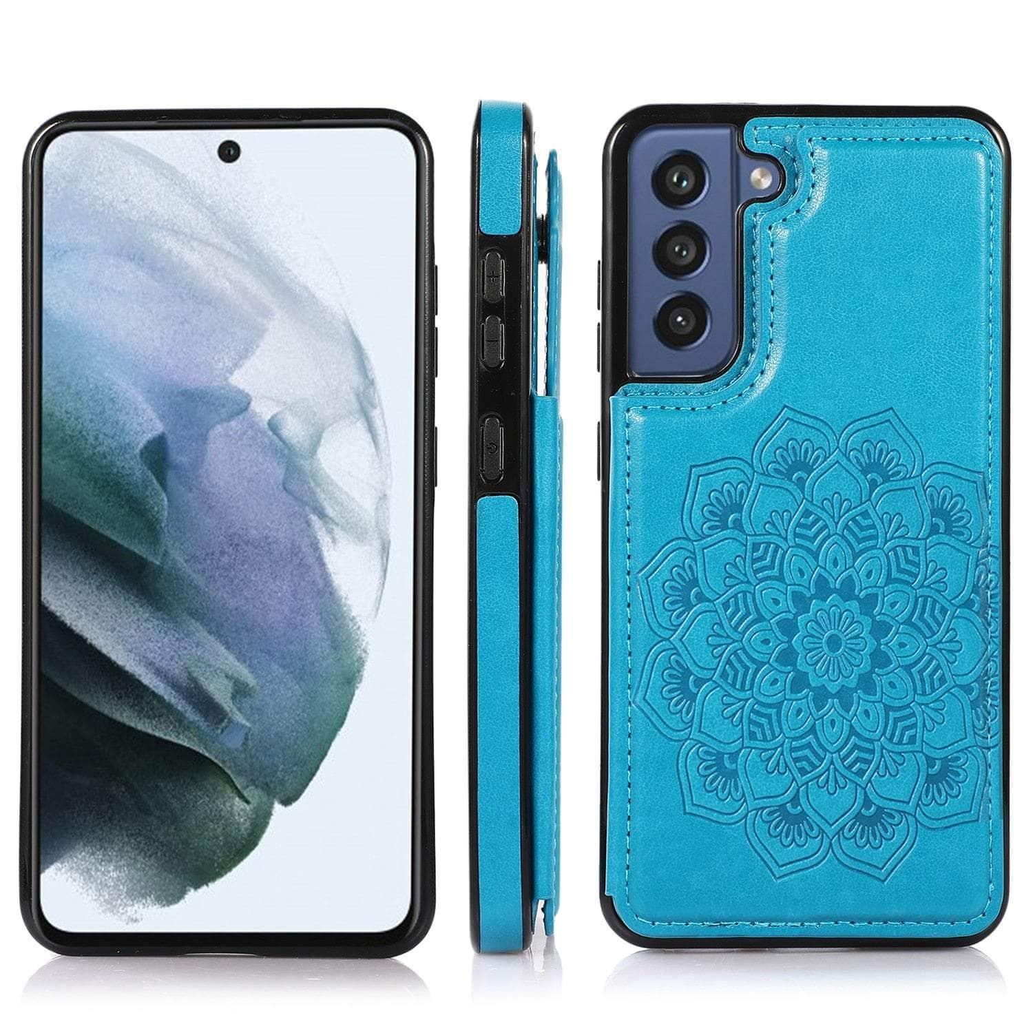 Casebuddy Galaxy S23 Mandala Floral Flip Leather Wallet