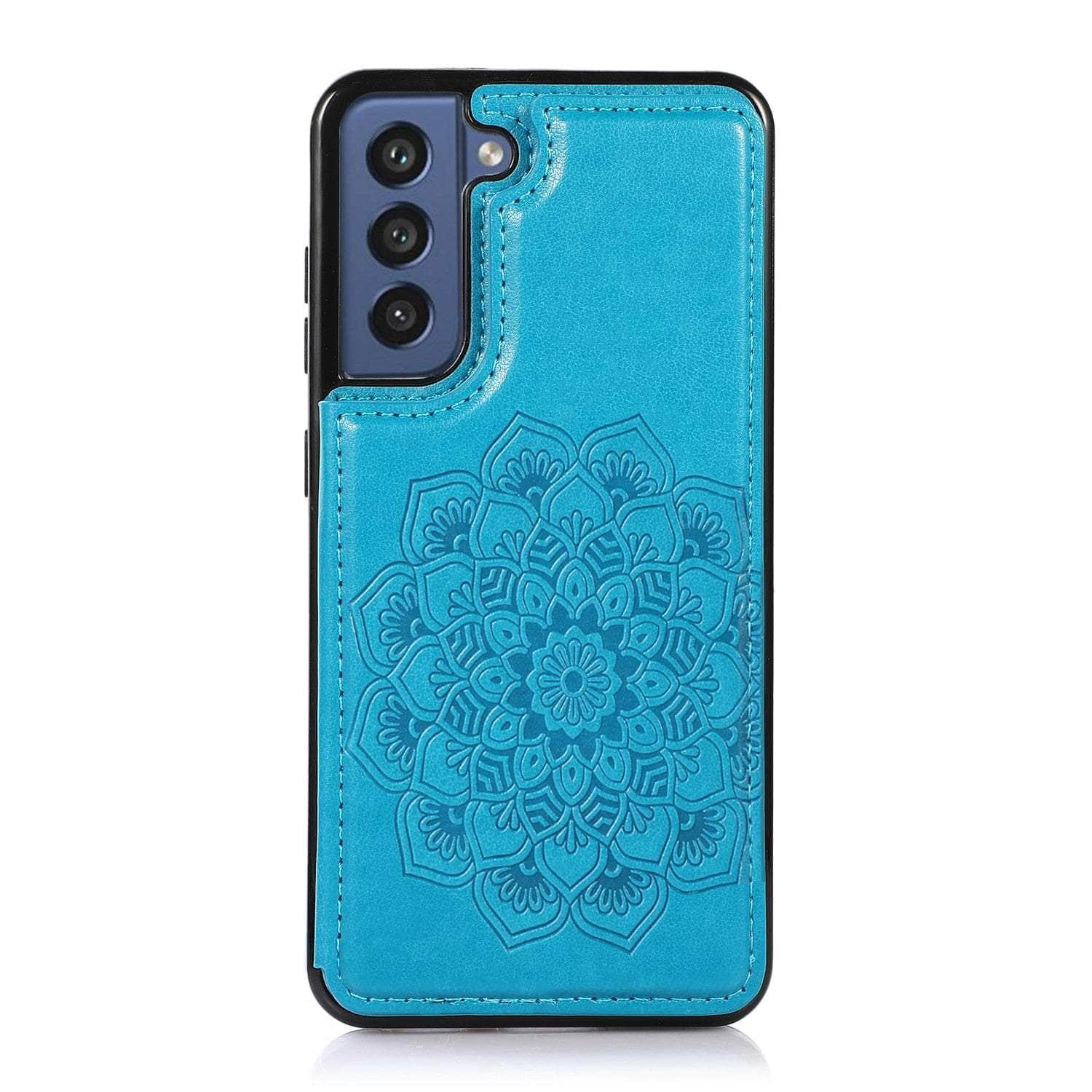 Casebuddy Galaxy S23 Mandala Floral Flip Leather Wallet