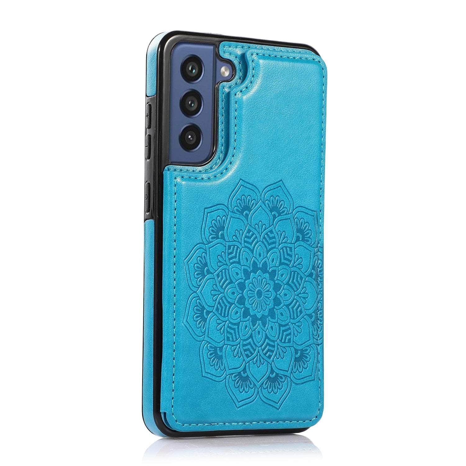 Casebuddy Galaxy S23 Mandala Floral Flip Leather Wallet