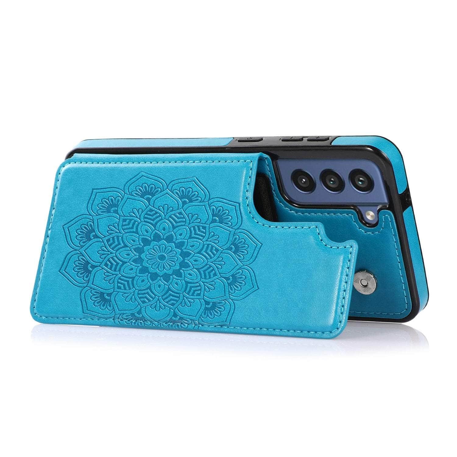 Casebuddy Galaxy S23 Mandala Floral Flip Leather Wallet