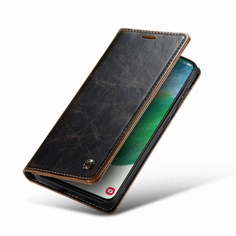 Casebuddy Galaxy S23 Plus Leather Flip Wallet Case