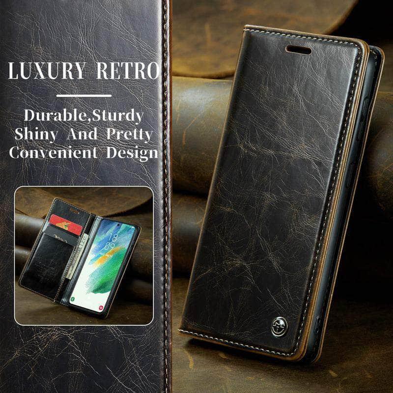 Casebuddy Galaxy S23 Plus Leather Flip Wallet Case