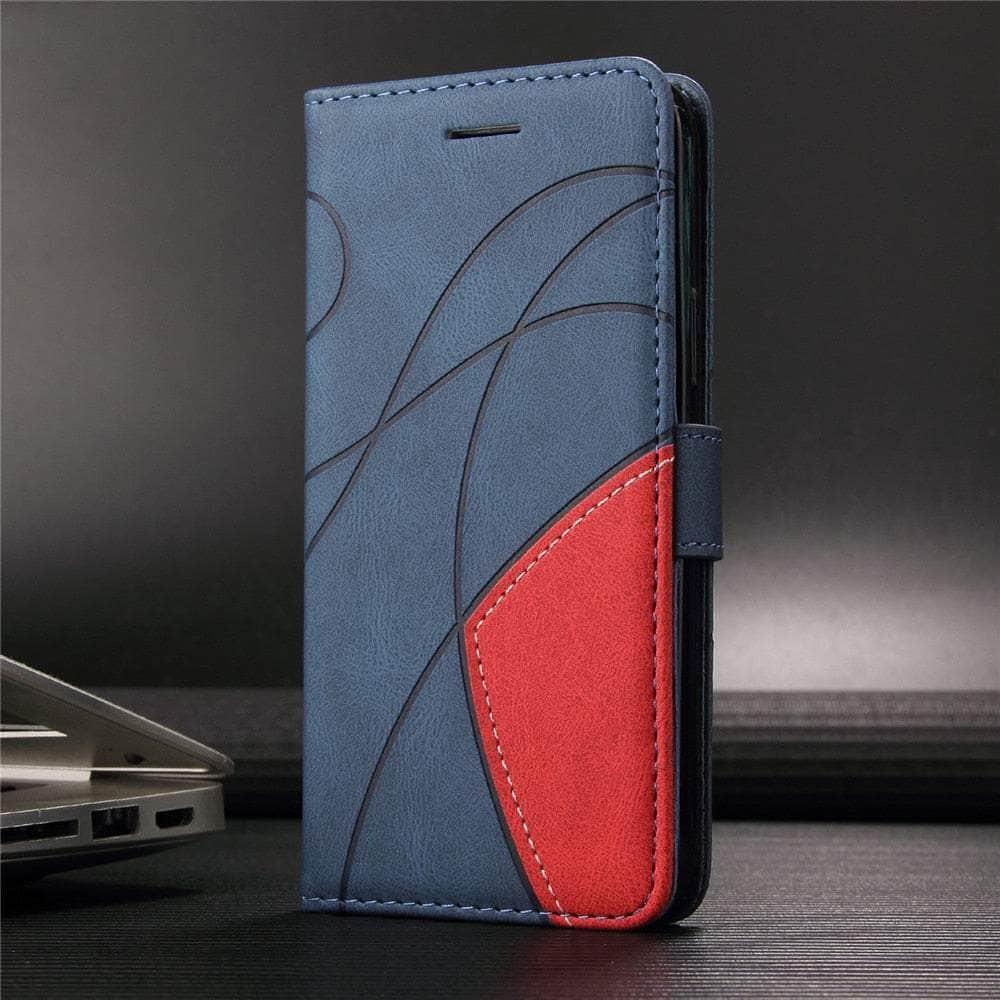 Casebuddy Blue / Samsung S23 Plus Galaxy S23 Plus Wallet Leather Luxury Cover