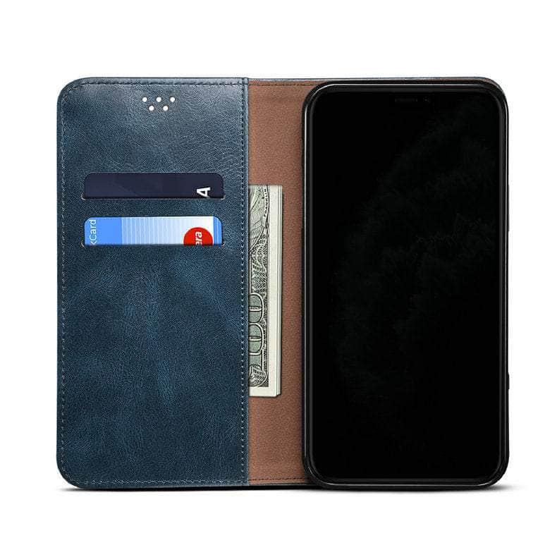 Casebuddy Galaxy S23 Ultra Leather Texture Magnet Book Cover