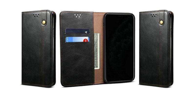 Casebuddy Galaxy S23 Ultra Leather Texture Magnet Book Cover