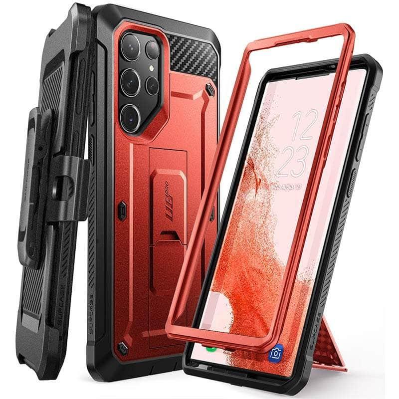 Casebuddy Ruddy / PC + TPU Galaxy S23 Ultra SUPCASE UB Pro Full-Body Holster