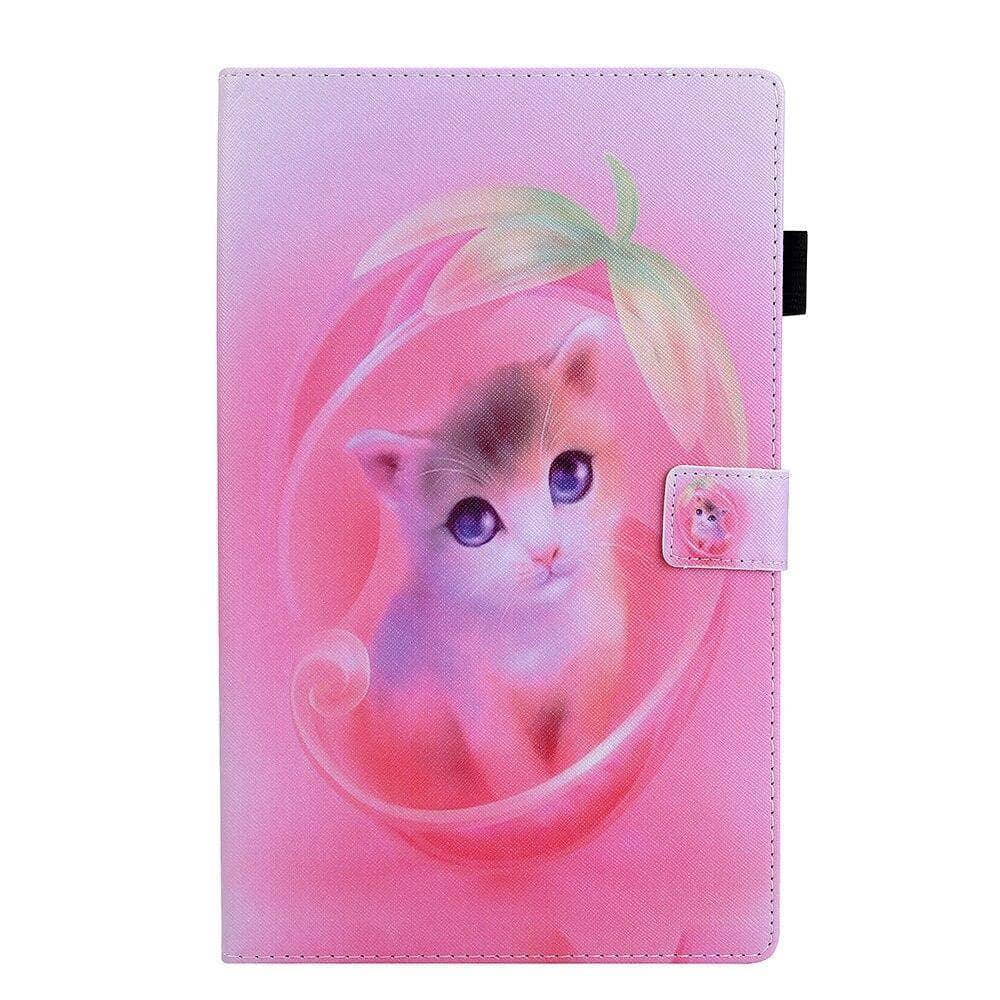 Galaxy Tab A 10.1" 2019 SM-T510 SM-T515 10.1 PU Leather Tablet Fashion Cartoon Cover - CaseBuddy