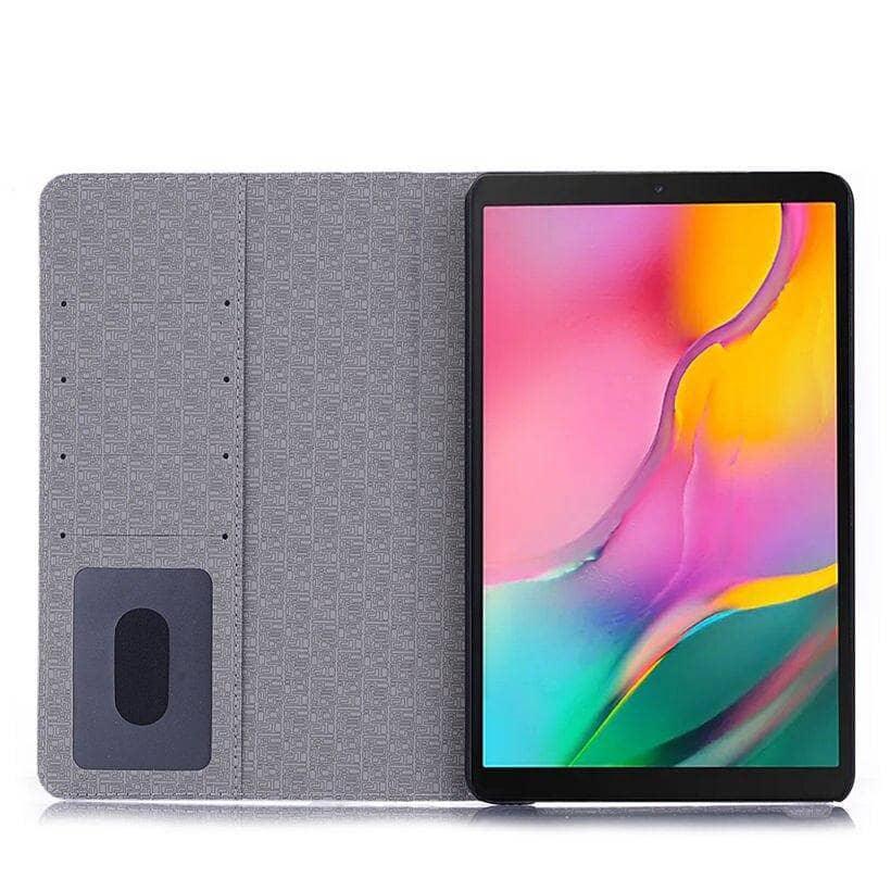 Galaxy Tab A 10.1 2019 T510 T515 SM-T510 PU Leather Animal Pattern Flip Stand - CaseBuddy