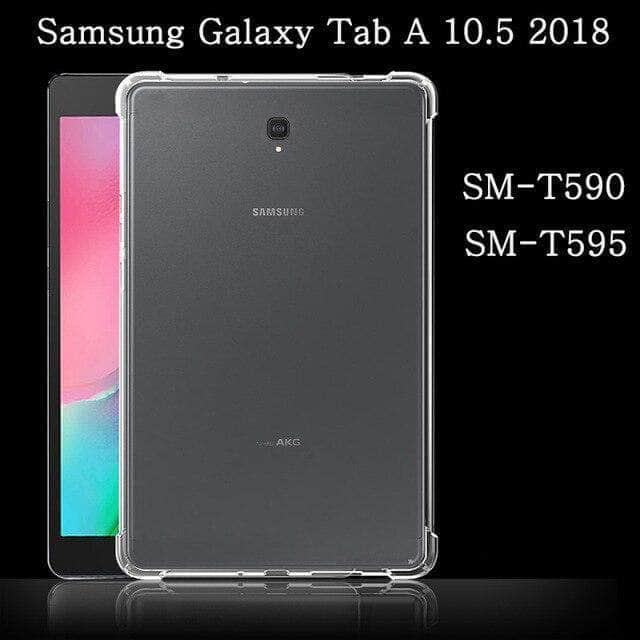 Galaxy Tab A 10.5 2018 T590 T595 Transparent Silicone Case - CaseBuddy