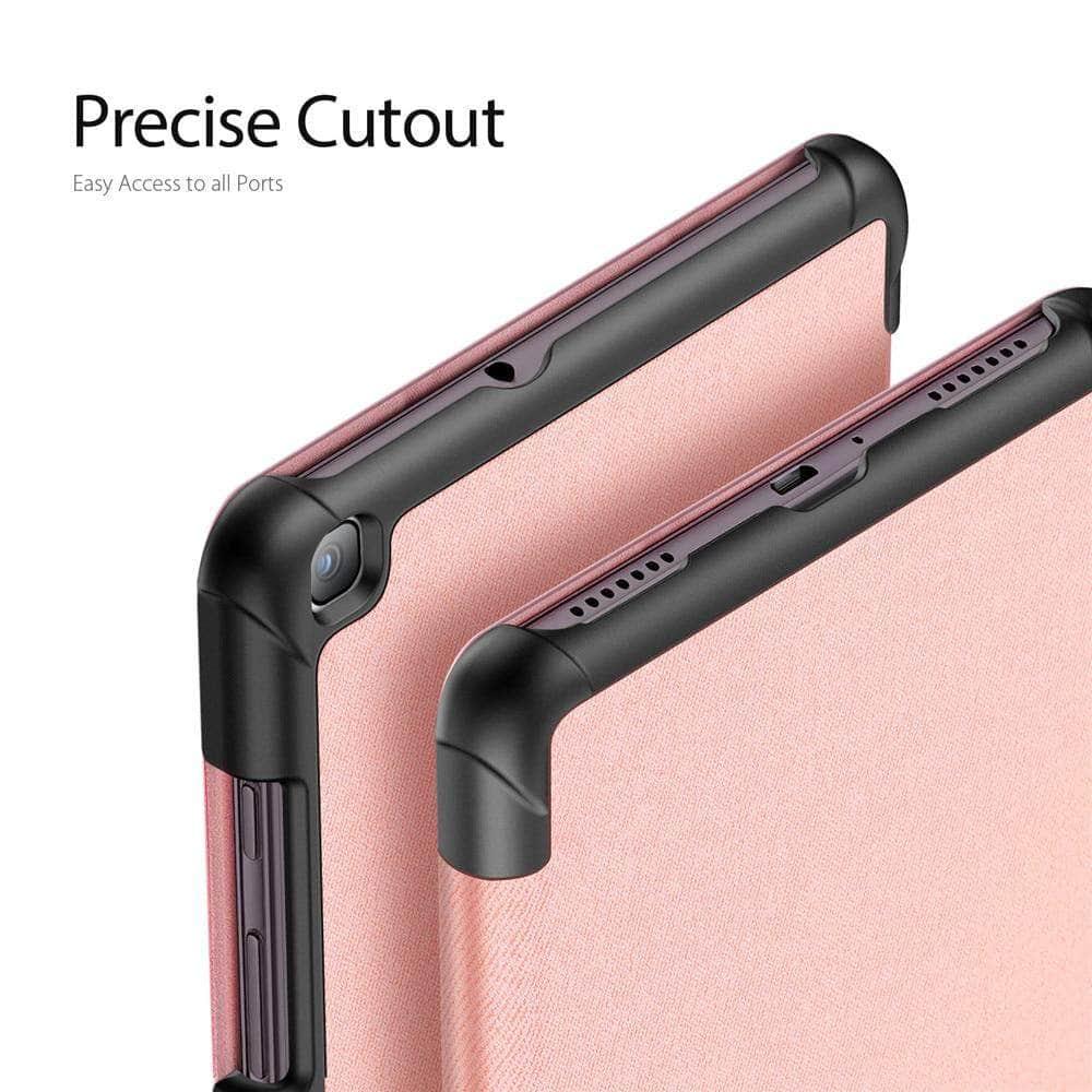 Galaxy Tab A 8.4 T307 2020 Anti-Fall PU Leather Trifold Stand Cover - CaseBuddy
