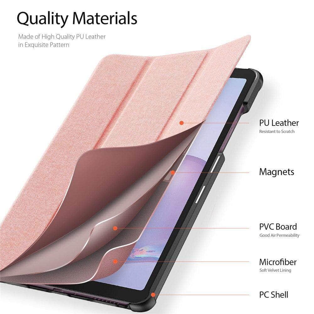 Galaxy Tab A 8.4 T307 2020 Anti-Fall PU Leather Trifold Stand Cover - CaseBuddy