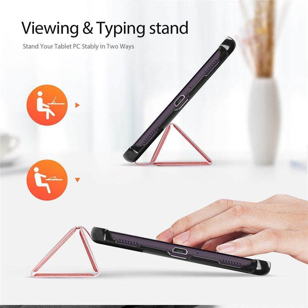 Galaxy Tab A 8.4 T307 2020 Anti-Fall PU Leather Trifold Stand Cover - CaseBuddy