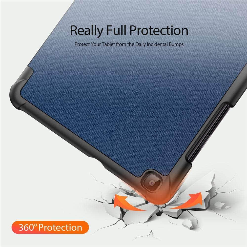 Galaxy Tab A 8.4 T307 2020 Anti-Fall PU Leather Trifold Stand Cover - CaseBuddy