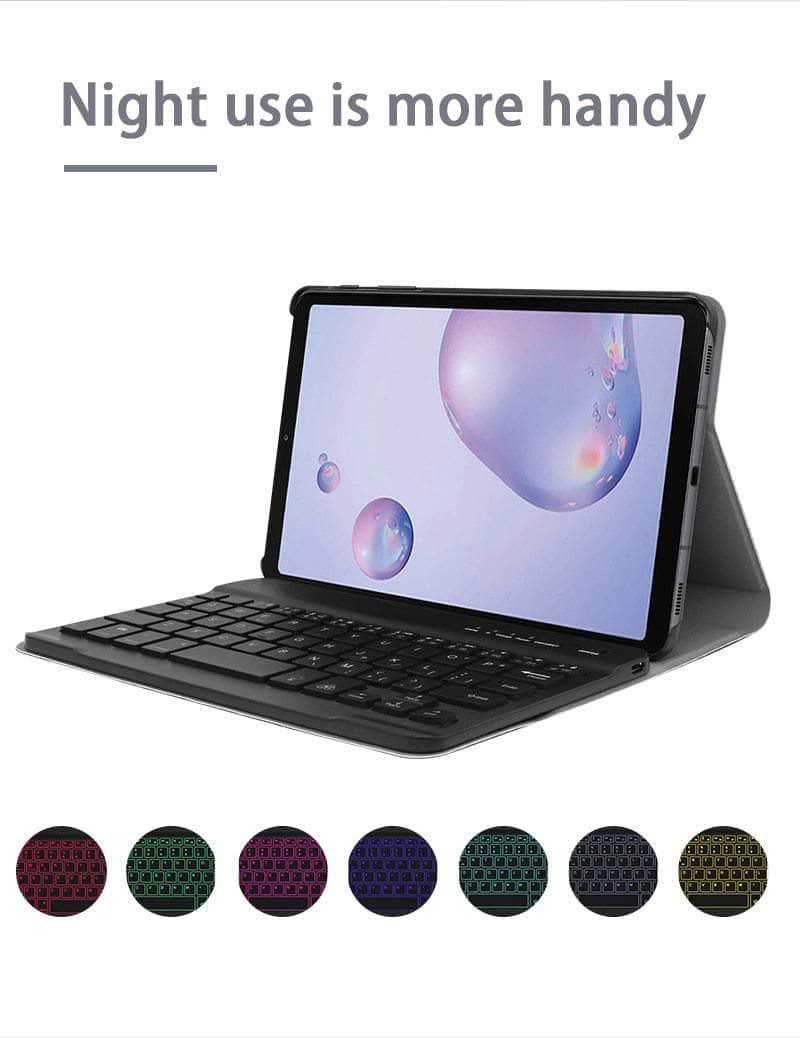 Galaxy Tab A 8.4 T307 2020 Backlit Bluetooth Wireless Keyboard Case - CaseBuddy