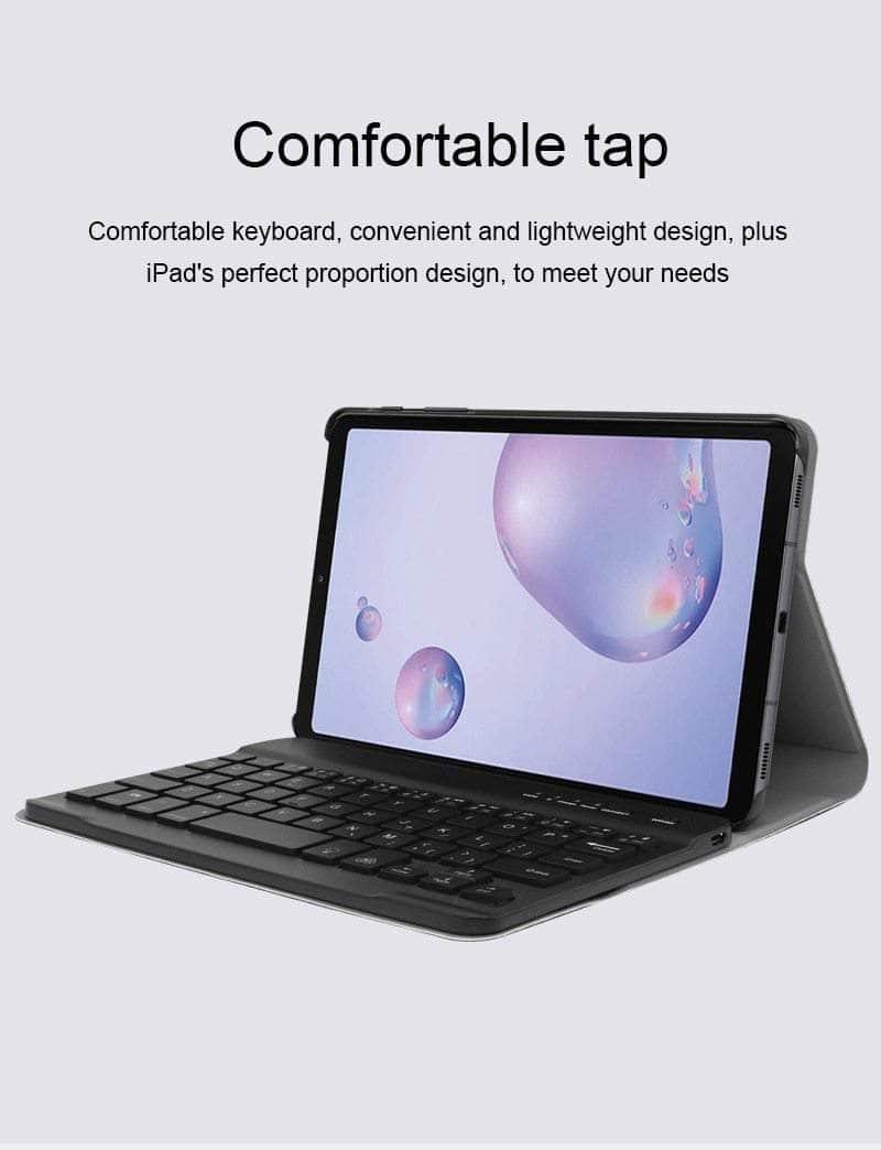 Galaxy Tab A 8.4 T307 2020 Backlit Bluetooth Wireless Keyboard Case - CaseBuddy