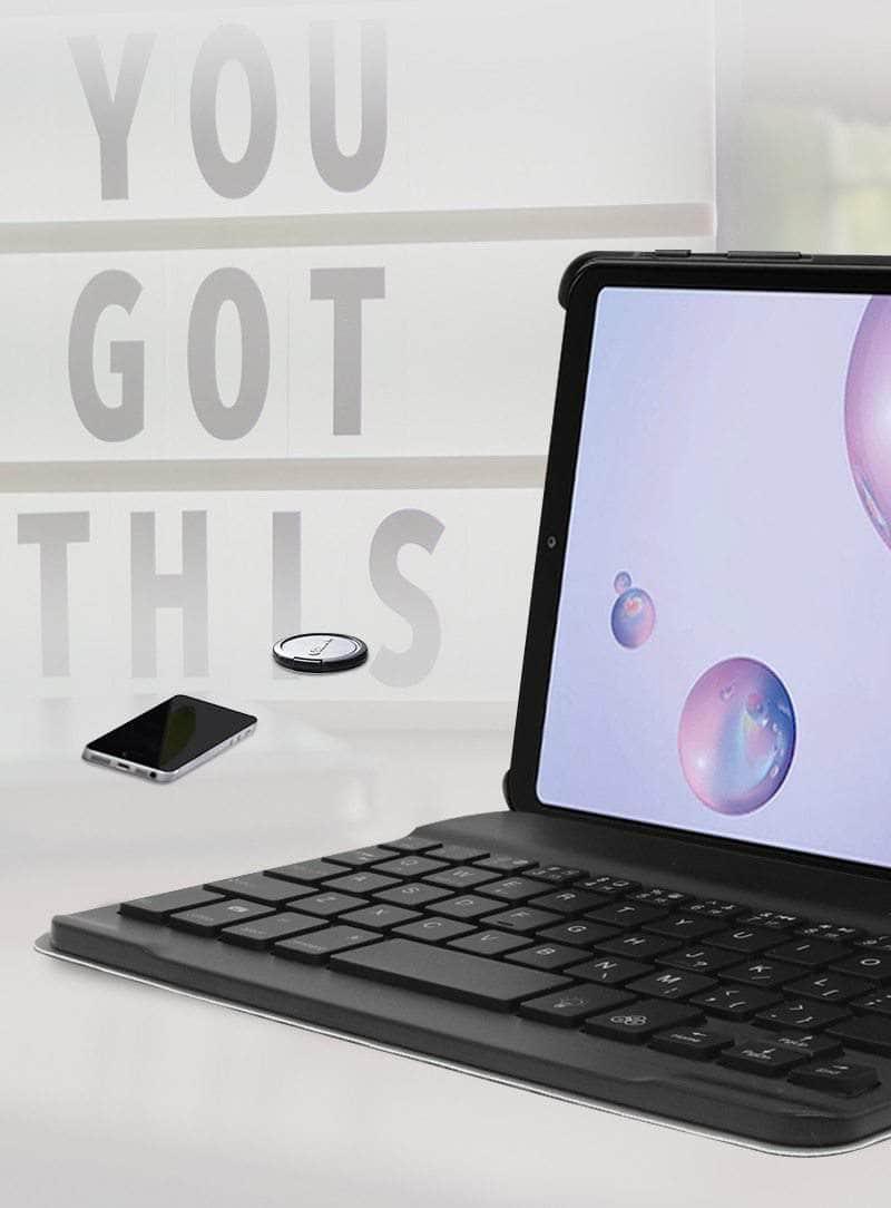 Galaxy Tab A 8.4 T307 2020 Backlit Bluetooth Wireless Keyboard Case - CaseBuddy