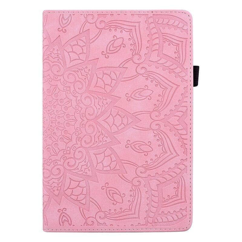 Galaxy Tab A7 10.4 2 T500 T505 Classic Flower Leather Cover - CaseBuddy