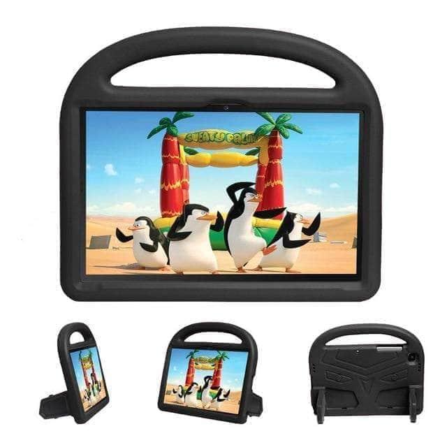 CaseBuddy Australia Casebuddy black Galaxy Tab A7 10.4 T500 T505 EVA Portable Stand Kids Safe Foam Shockproof Case