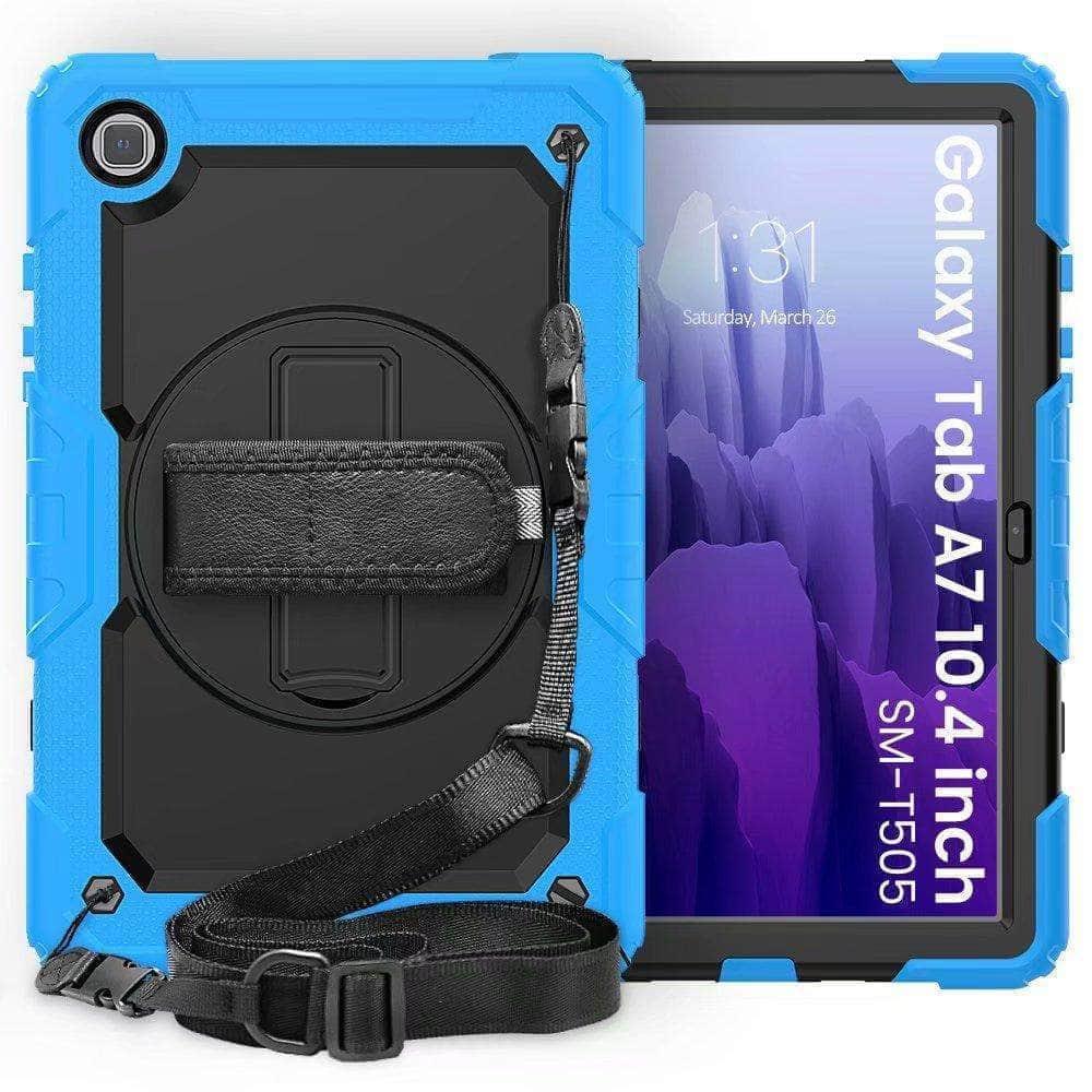CaseBuddy Australia Casebuddy Galaxy Tab A7 Case 10.5 T500 T505 Heavy Duty Shockproof Rugged Hybrid Protective Case