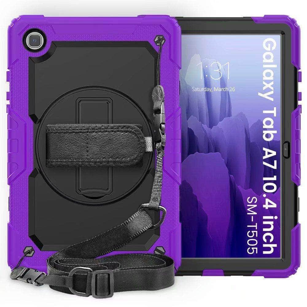 CaseBuddy Australia Casebuddy Galaxy Tab A7 Case 10.5 T500 T505 Heavy Duty Shockproof Rugged Hybrid Protective Case