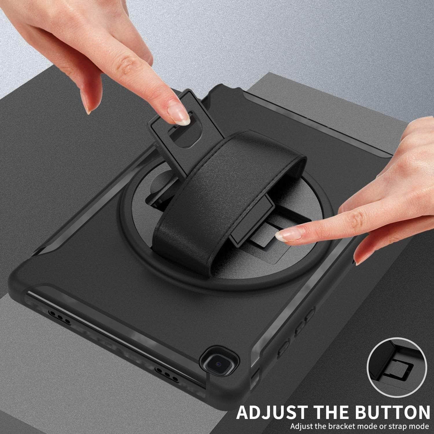 CaseBuddy Australia Casebuddy Galaxy Tab A7 Case 10.5 T500 T505 Rotation Tablet Shockproof Hard Heavy Duty Case