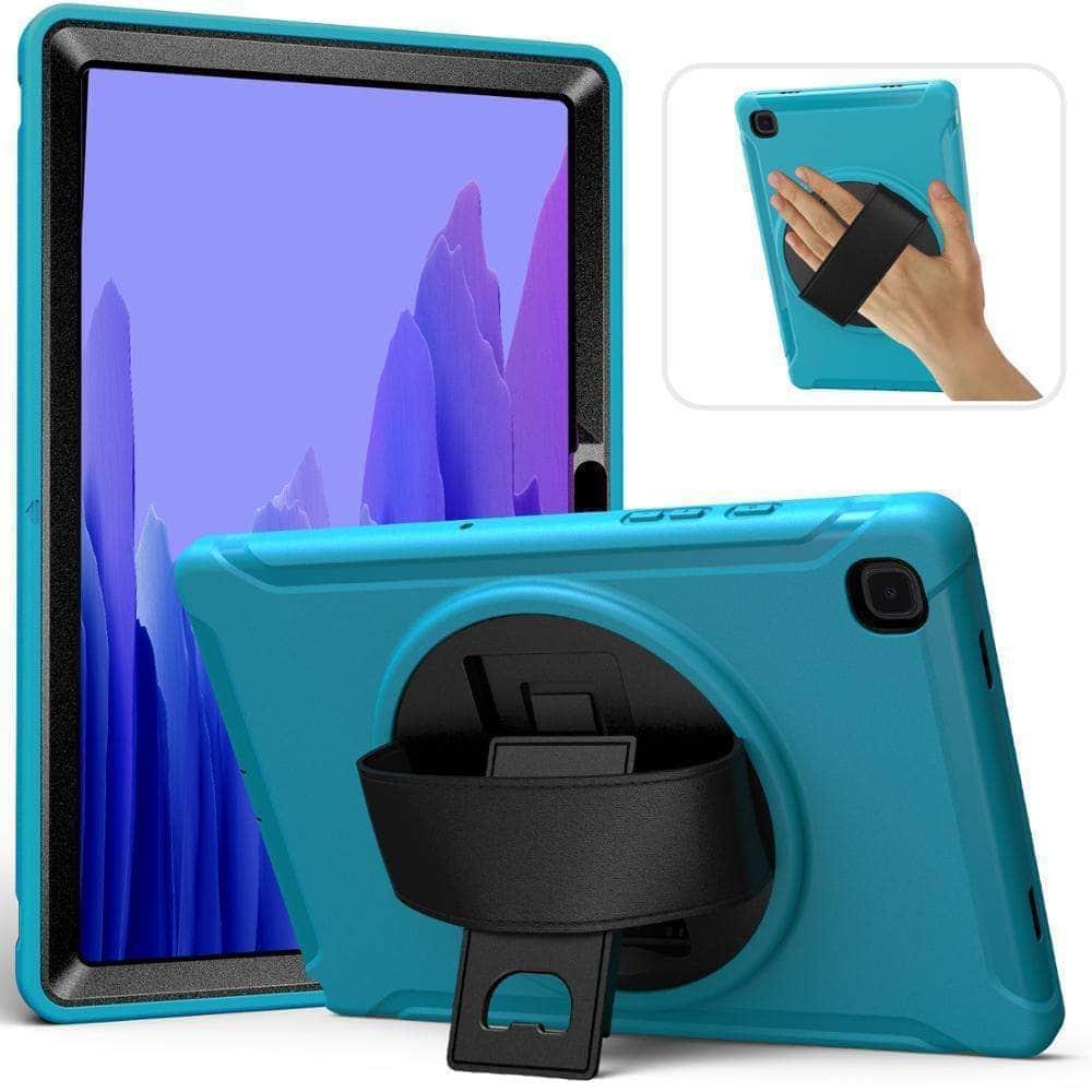 CaseBuddy Australia Casebuddy Galaxy Tab A7 Case 10.5 T500 T505 Rotation Tablet Shockproof Hard Heavy Duty Case