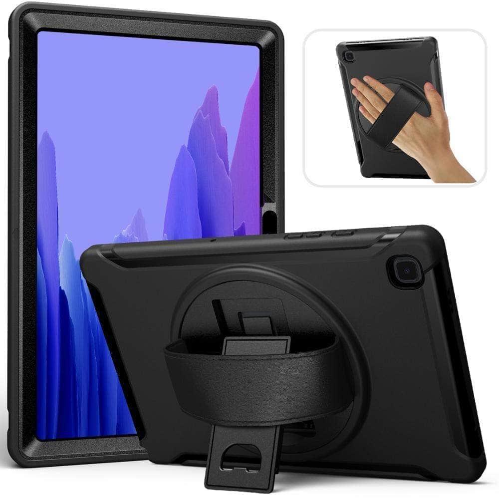 CaseBuddy Australia Casebuddy Galaxy Tab A7 Case 10.5 T500 T505 Rotation Tablet Shockproof Hard Heavy Duty Case