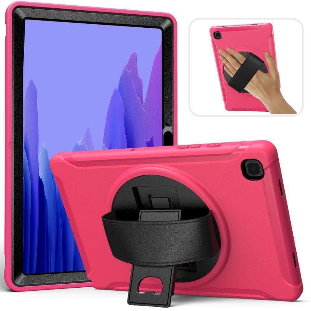CaseBuddy Australia Casebuddy Galaxy Tab A7 Case 10.5 T500 T505 Rotation Tablet Shockproof Hard Heavy Duty Case
