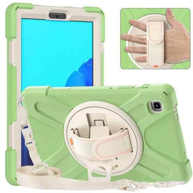 CaseBuddy Australia Casebuddy Matcha Green Galaxy Tab A7 Lite 2021 Heavy Duty Rugged Protection Cover