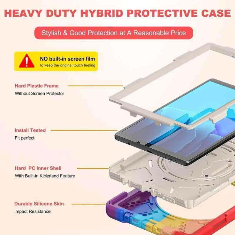 CaseBuddy Australia Casebuddy Galaxy Tab A7 Lite 2021 Heavy Duty Rugged Protection Cover