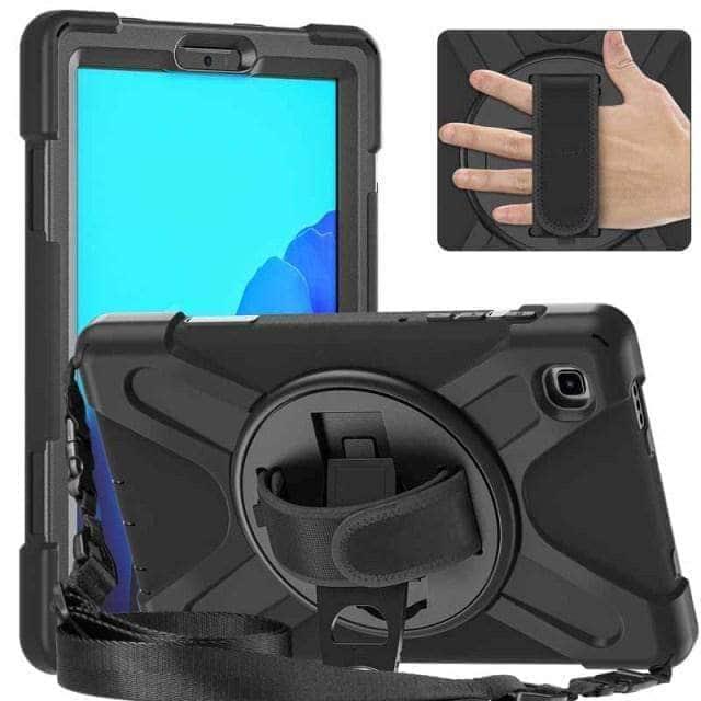 CaseBuddy Australia Casebuddy Black Galaxy Tab A7 Lite 2021 Heavy Duty Rugged Protection Cover