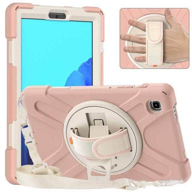 CaseBuddy Australia Casebuddy RoseGold Galaxy Tab A7 Lite 2021 Heavy Duty Rugged Protection Cover