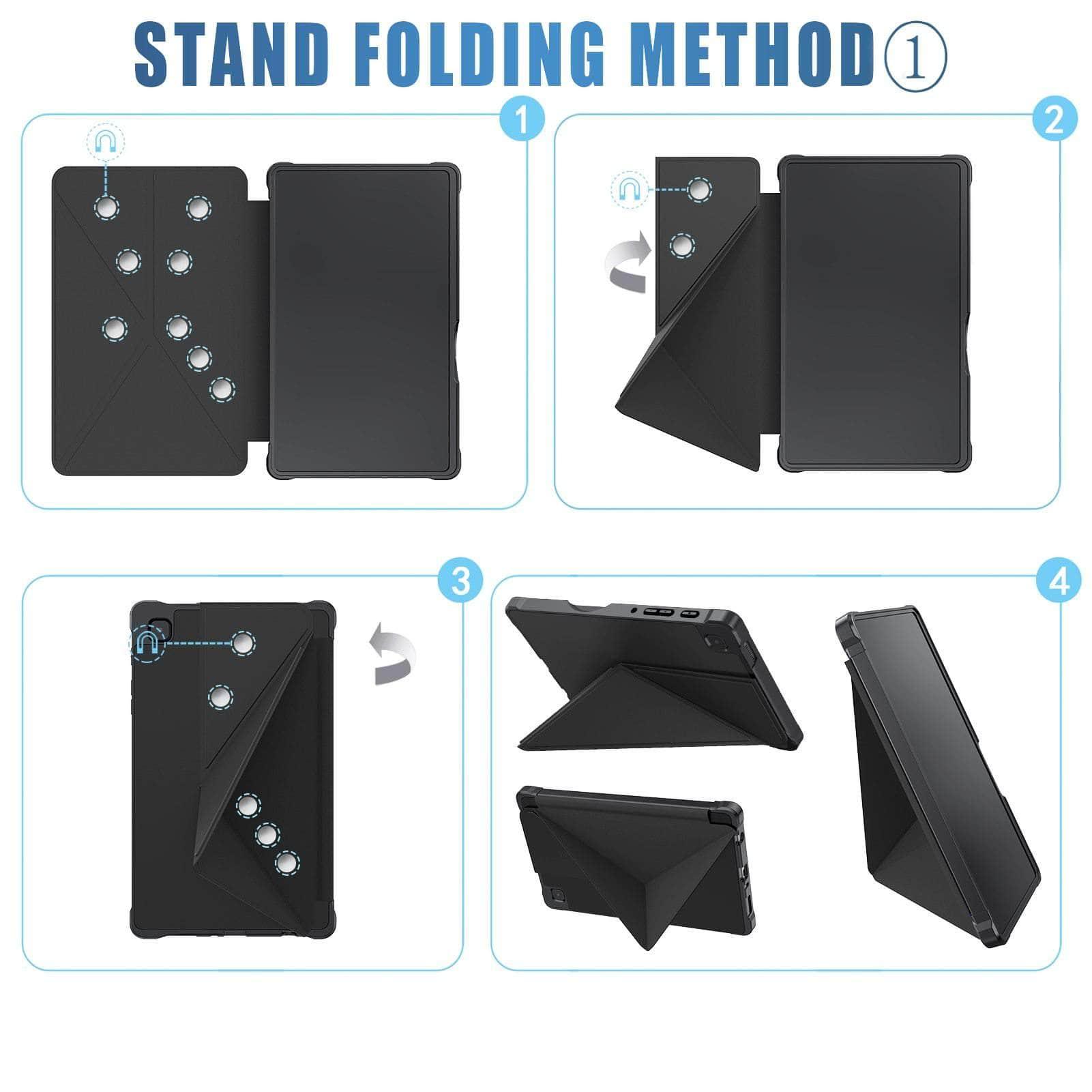 CaseBuddy Australia Casebuddy Galaxy Tab A7 Lite 2021 T220 T225 Multi Angle Folding Cover