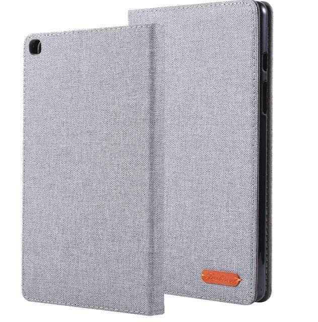 CaseBuddy Australia Casebuddy Gray / Galaxy Tab A7 Lite Galaxy Tab A7 Lite T220 T225 PU Leather Case with Wallet Slot