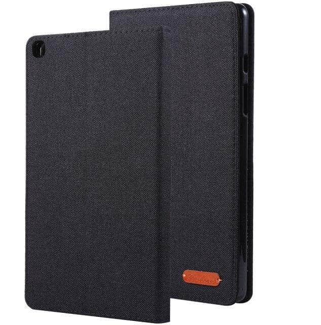 CaseBuddy Australia Casebuddy Black / Galaxy Tab A7 Lite Galaxy Tab A7 Lite T220 T225 PU Leather Case with Wallet Slot